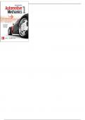 Automotive Mechanics 1st  Edition By May - Test Bank