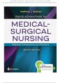 Test Bank For Davis Advantage for Medical Surgical Nursing: Making Connections to Practice 2nd edition by Hoffman Sullivan||ISBN NO-10,0803677073||ISBN NO-13,978-0803677074||All Chapters||Complete  Guide A+