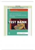 Test Bank - Leifers Introduction to Maternity and Pediatric Nursing in Canada, 1st Edition (Keenan-Lindsay, 2020), Chapter 1-33 | All Chapters