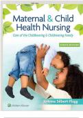 TEST BANK FOR MATERNAL AND CHILD HEALTH NURSING: CARE OF THE CHILDBEARING AND CHILDREARING FAMILY 8TH EDITION BY JOANNE SILBERT