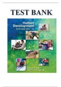 COMPLETE TEST BANK FOR HUMAN DEVELOPMENT A LIFE-SPAN VIEW 8TH EDITION ROBERT V. KAIL JOHN C. CAVANAUGH! RATED A+
