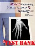 TESTS BANK for Mader's Understanding Human Anatomy & Physiology 9th Edition by Susannah Longenbaker.