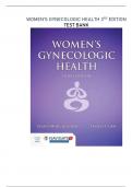 WOMEN’S GYNECOLOGIC HEALTH 3RD EDITION TEST BANK | Q&A (SCORED A+) | BEST UPDATE 2023