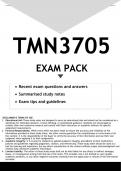 TMN3705 EXAM PACK 2023 - DISTINCTION GUARANTEED