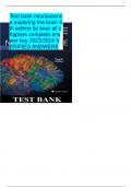 Test bank neuroscienc e exploring the brain 4 th edition by bear all c hapters complete ans wer key 2023/2024 V ERIFIED ANSWERS