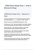   COKO Exam Study Prep 1 - Prep 6   QUESTIONS & ANSWERS 2023 ( A+ GRADED 100% VERIFIED)