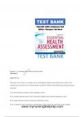 Essential Health Assessment 2nd Edition Thompson Test Bank Chapter 13. Assessing the Cardiovascular System