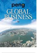 Global Business 3rd Edition Mike Peng  - Test Bank