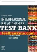 Test Bank For Arnold and Boggs's Interpersonal Relationships, 1st - 2022 All Chapters - 9780323763660