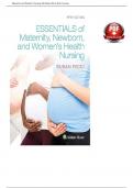 TEST BANK For Essentials of Maternity Newborn and Women’s Health Nursing 5th Edition By Susan Ricci | Verified Chapter's 1 - 24 | Complete