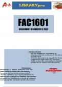 FAC1601 Assignment 4 (DETAILED ANSWERS) Semester 2 2023