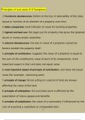 Principles of real estate II (Champions) Questions and Answers Latest (2023 / 2024) (Verified Answers)