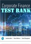 Test Bank For Corporate Finance, Fifth Canadian Edition, 5E Jonathan Berk