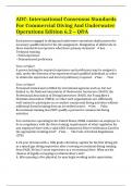 ADC: International Consensus Standards For Commercial Diving And Underwater Operations Edition 6.2 – Q&A