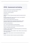 CPCE Exam Bundle (Graded A)