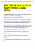 MMC 4208 Exam 1 - Virtual Exam Review & Study Guide