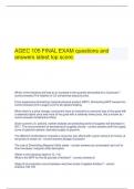 AGEC 105 FINAL EXAM questions and answers latest top score.