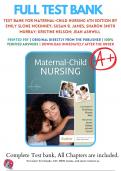 Test Bank For Maternal Child Nursing 6th Edition Chapter 1-55 | 9780323697880 | All Chapters with Answers and Rationals