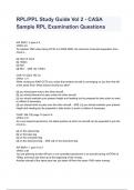 RPL/PPL Study Guide Vol 2 - CASA Sample RPL Examination Questions