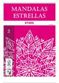 Mandalas Estrellas 2 - Estilo Amazon para encuadernar a doble cara