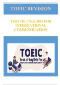 TOEIC: Advanced Education and Knowledge Vocabulary Set 1