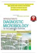 TEST BANK FOR INTRODUCTION TO DIAGNOSTIC MICROBIOLOGY FOR THE LABORATORY SCIENCE 2ND EDITION BY MARIA DANNESSA DELOST | Verified Chapter's 1 - 24 | Complete
