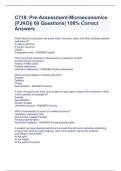 C718: Pre-Assessment-Microeconomics (PJKO)| 60 Questions| 100% Correct Answers