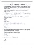 ATI TEAS Math Practice (Corrections)