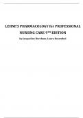 NUR 2474 Exam 2: Pharmacology for Professional Nursing Exam 2 (Latest 2023/2024) Rasmussen