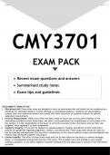 CMY3701 EXAM PACK 2023 - DISTINCTION GUARANTEED