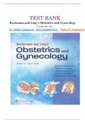 Test Bank For Beckmann and Ling's Obstetrics and Gynecology 9th Edition By Robert Casanova with complete guide A+