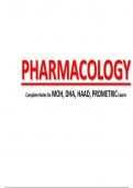 MOH, DHA, HAAD, PROMETRIC NOTES FOR GENERAL PHARMACOLOGY