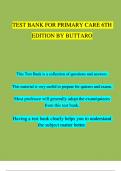 Test Bank For Primary Care Interprofessional Collaborative Practice 6th Edition By Buttaro 9780323570152 Chapter 1-228 Complete Questions And Answers A+