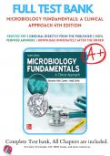 Test Bank For Microbiology Fundamentals 4th Edition Cowan | 9781260702439 | All Chapters with Answers and Rationals