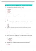SCIN 130 NMRTC HM2 EAP Quiz #3 2024 American Public University