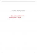 Cardiac Dysrhythmias Notes – Cardiovascular Health Cardiac Dysrhythmias (Ch 26, pp. 692-728)