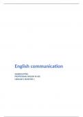 English communication samenvatting