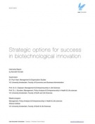 Strategic options for success in biotechnological innovation