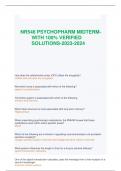 NR546 PSYCHOPHARM MIDTERMWITH 100% VERIFIED  SOLUTIONS-2023-2024