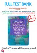Test Bank For Womens Health Care in Advanced Practice Nursing 2nd Edition Alexander | 9780826190017 | All Chapters with Answers and Rationals