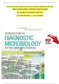 TEST BANK for Introduction to Diagnostic Microbiology for the Laboratory Sciences 2nd Edition By Maria Dannessa Delost, All Chapters 1 - 24, Complete Newest Version (100% Verified)
