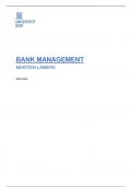 Samenvatting Bank Management - Martien Lamers