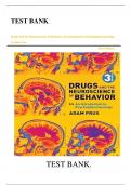 Test Bank For Drugs and the Neuroscience of Behavior: An Introduction to Psychopharmacology 3rd Edition by Adam Prus||ISBN NO:10,1544362579||ISBN NO:13,978-1544362571||All Chapters||Complete Guide A+.