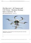 Glo-Bus 2017 - AC Camera and UAV Drone - Business Strategy - Quiz 2 Answers - P1 WWW.YOUTUBE.COM/ECOMFTU2012 / 08 MARCH 2017