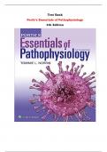 Test Bank For Porth’s Essentials of Pathophysiology  4th Edition By Tommie L.Norris |All Chapters,  Year-2023/2024|