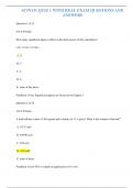 SCIN131 QUIZ 1 WITH REAL EXAM QUESTIONS AND ANSWERS