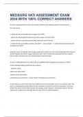 MEDSURG VATI ASSESSMENT EXAM 2024 WITH 100% CORRECT ANSWERS