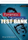 Test Bank For Forensic Science: Advanced Investigations, Copyright Update - 1st - 2016 All Chapters - 9781305120716