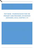 Test Bank - Pharmacology for the Primary Care Provider, 4th Edition (Edmunds, 2014), Chapter 1-73