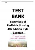 ESSENTIALS OF PEDIATRIC NURSING 4TH EDITION KYLE CARMAN TEST BANK CHAPTER 21 NURSING CARE OF THE CHILD WITH AN ALTERATION IN URINARY ELIMINATION/GENITOURINARY DISORDER